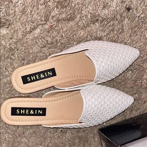 SHEIN White loafers